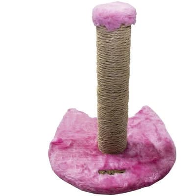 Arranhador São Pet 1 Plataforma P em Carpete Cor Sortida 16x16x23 cm