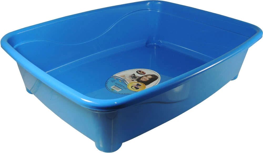 Bandeja Higiênica para Gatos Azul