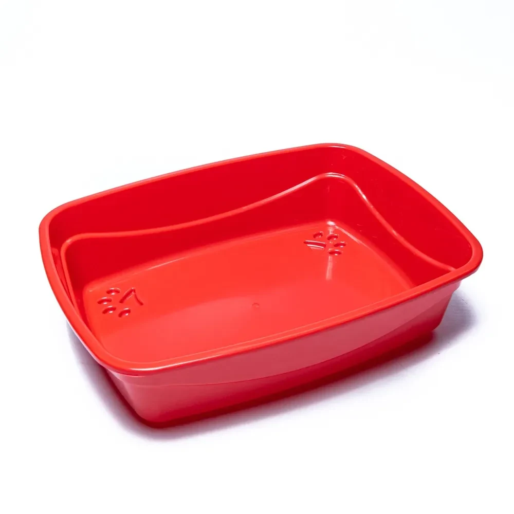 Bandeja Sanitária para Gatos Vermelha