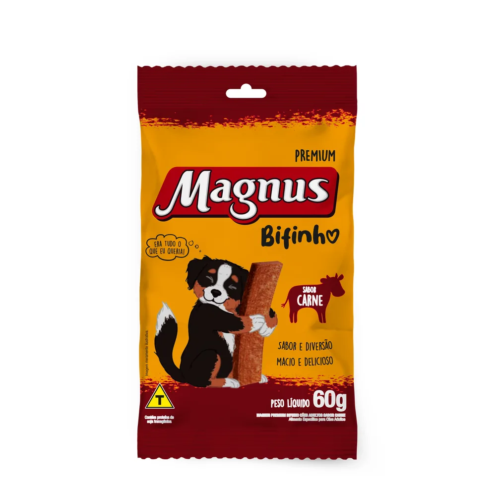 Bifinho Magnus Mastigável Cães Carne
