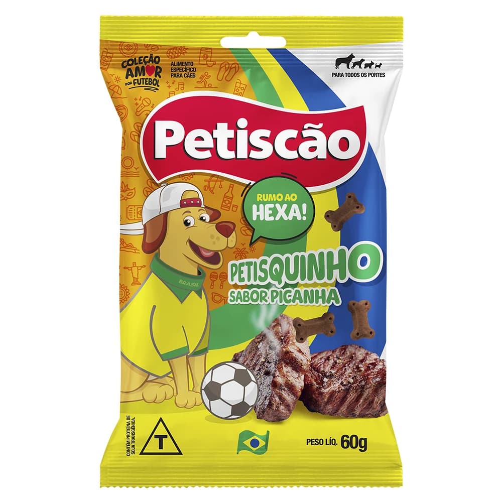 Bifinho Petisquinho Petiscão Brasil Sabor Picanha 60g