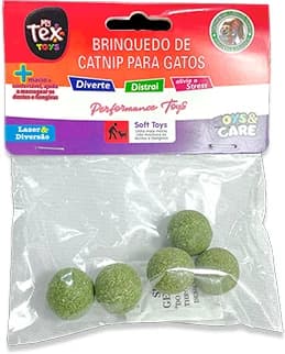 Bolinhas de Catnip Gatex para Gatos 5 Unidades