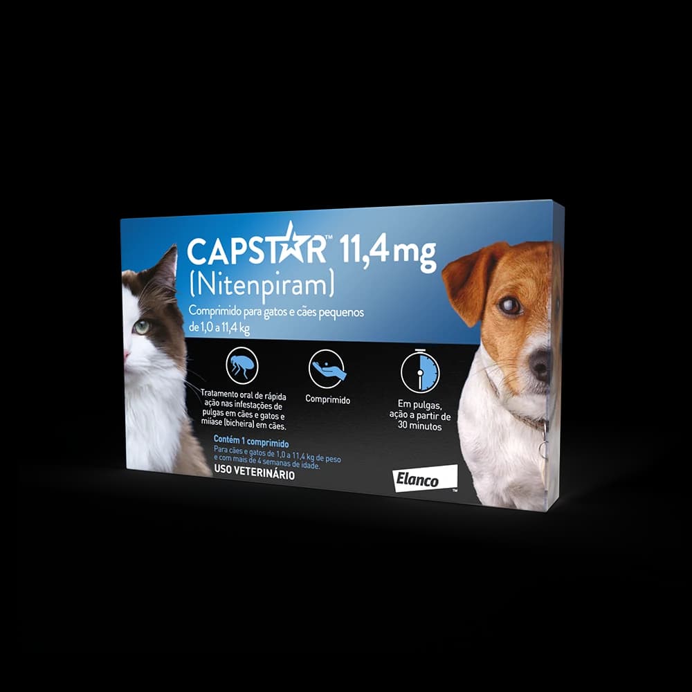 Capstar 11,4 mg Cães e Gatos