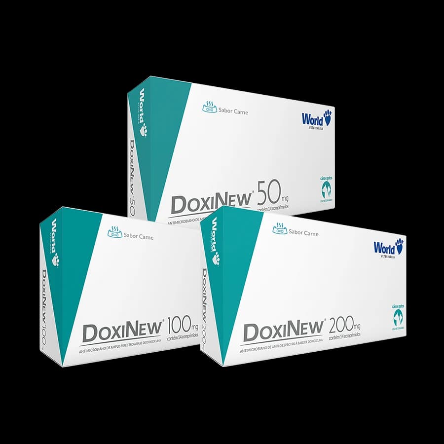 DoxiNew 50mg Cães e Gatos Blíster com 14 Comprimidos