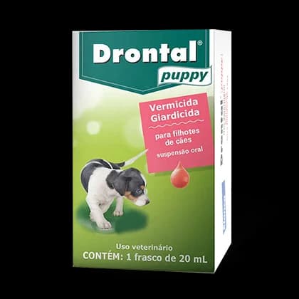 Drontal Puppy Suspensão Oral Cães Filhotes 20ml