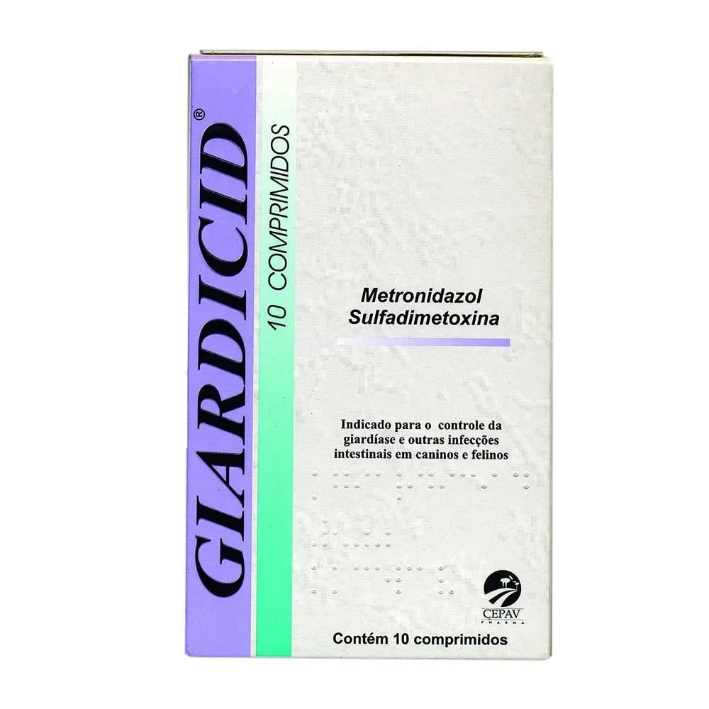 Giardicid 500mg 10 Comprimidos