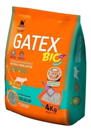 Granulado Higiênico Gatex Extra Fina 4kg