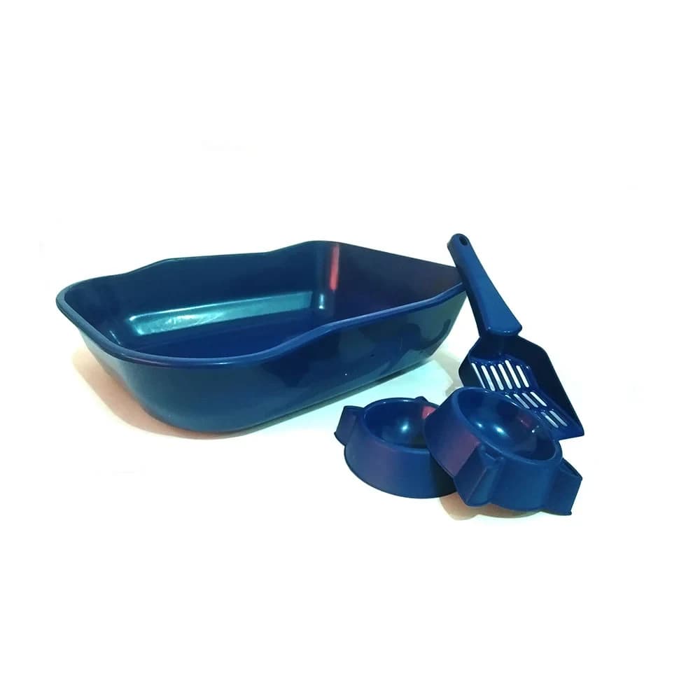 Kit Higiênico Fun Cat Azul