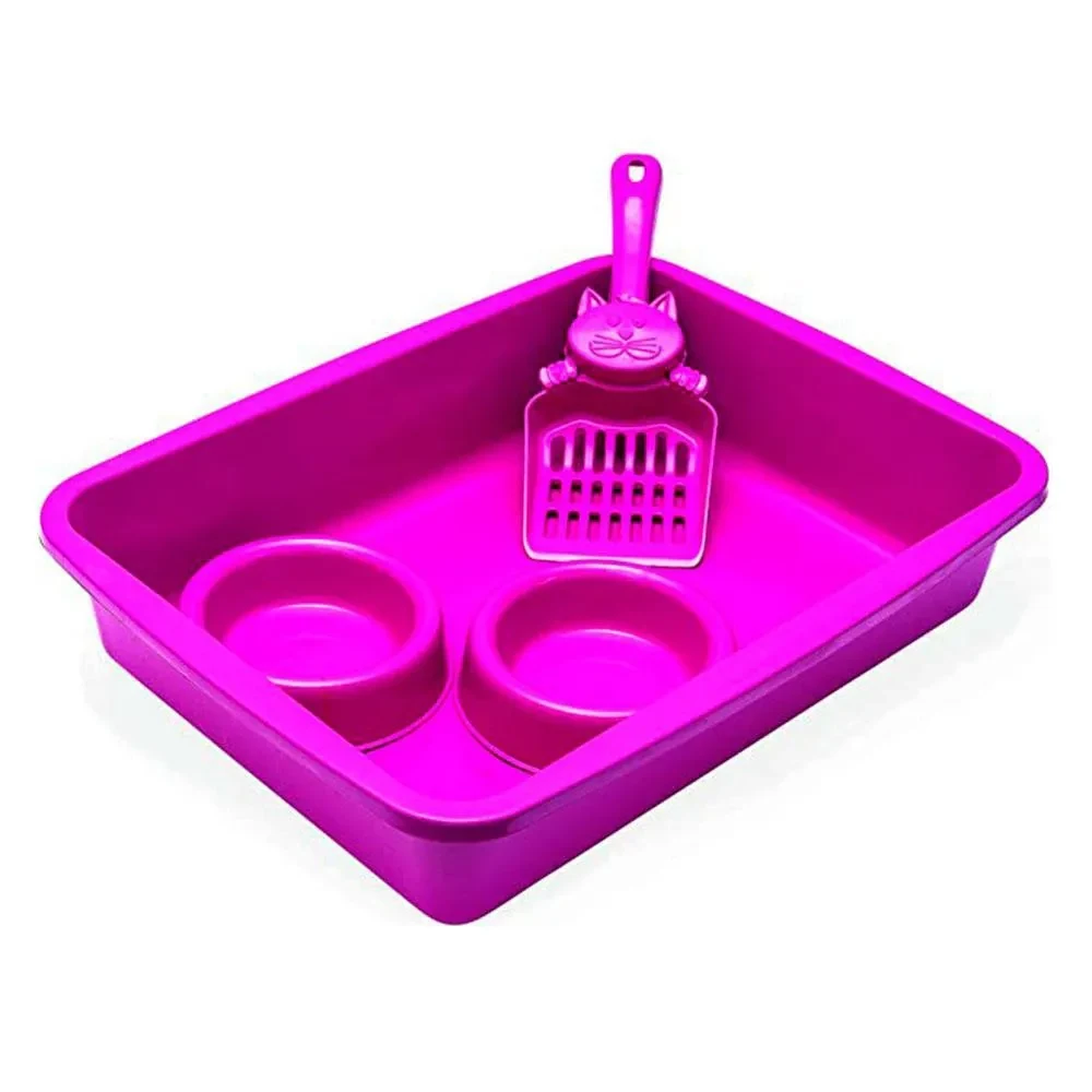 Kit Higiênico Fun Cat Rosa