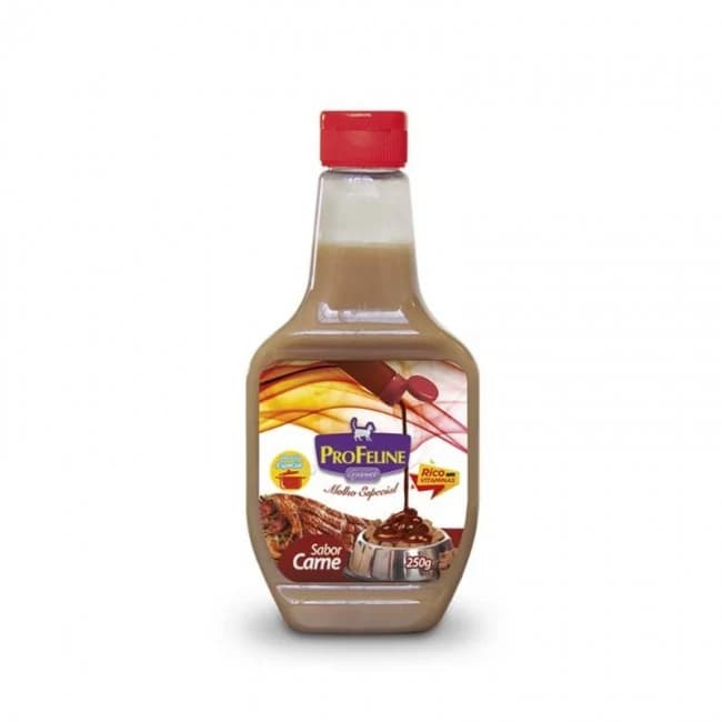 Molho Especial Pró Feline Gourmet Carne 250g