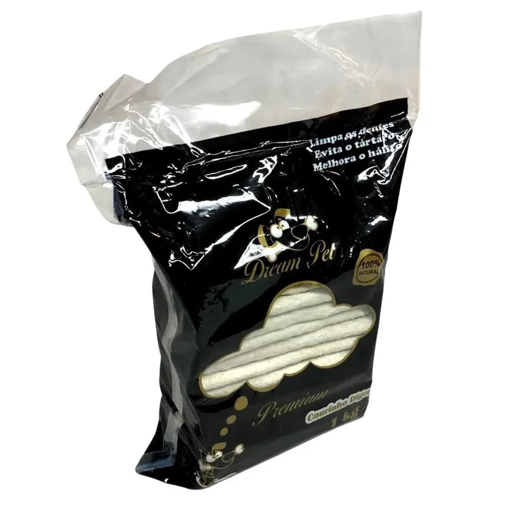 Osso Palito Branco Dream Pet 6mm 1kg