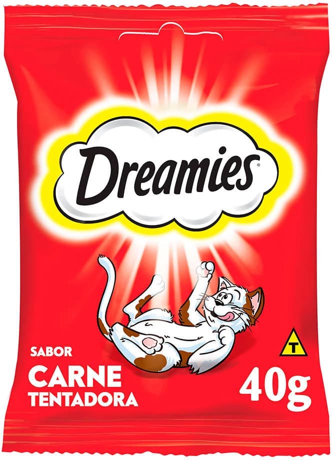 Petisco Dreamies Gatos Carne