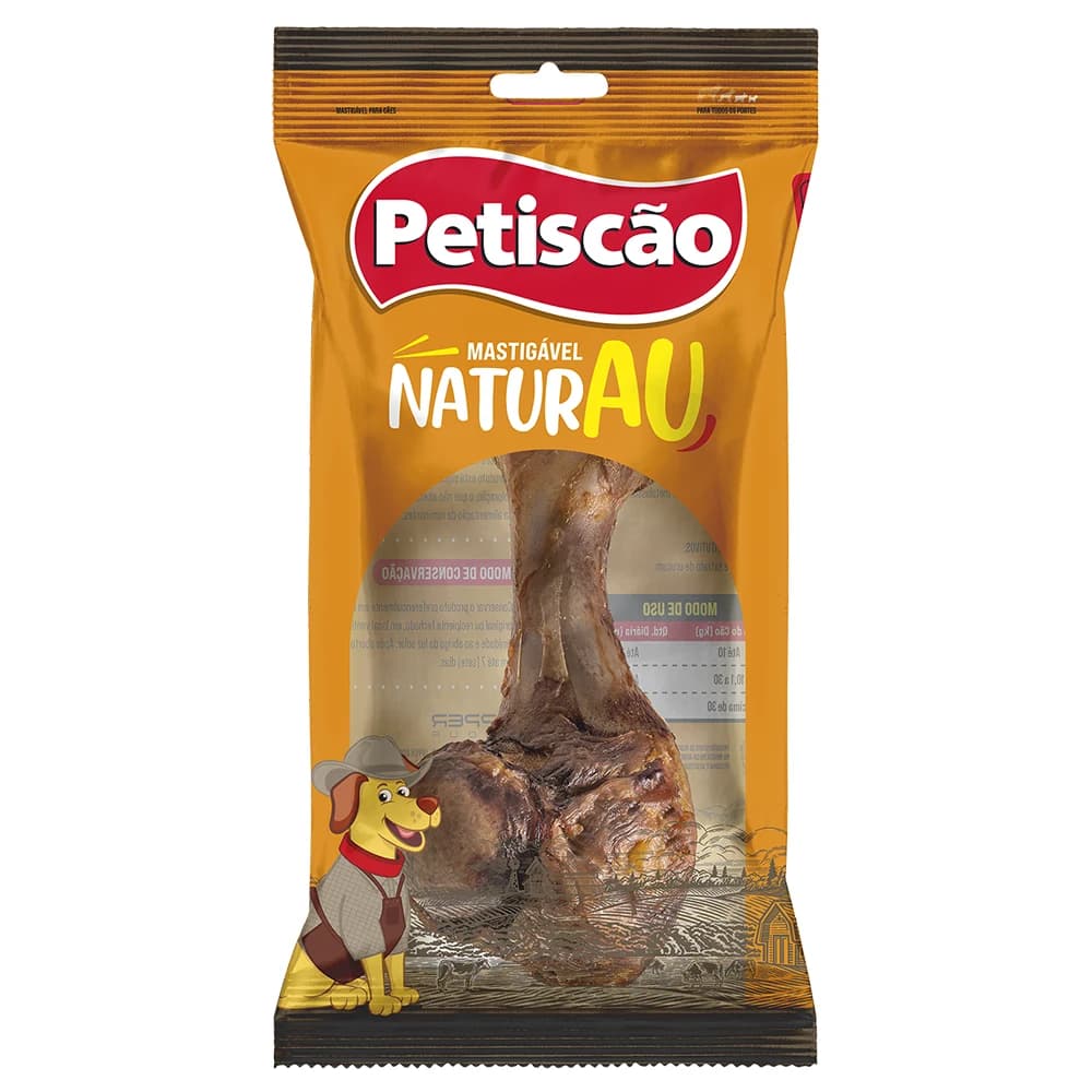 Petisco Petiscão Mini Fêmur Defumado 1 Unidade
