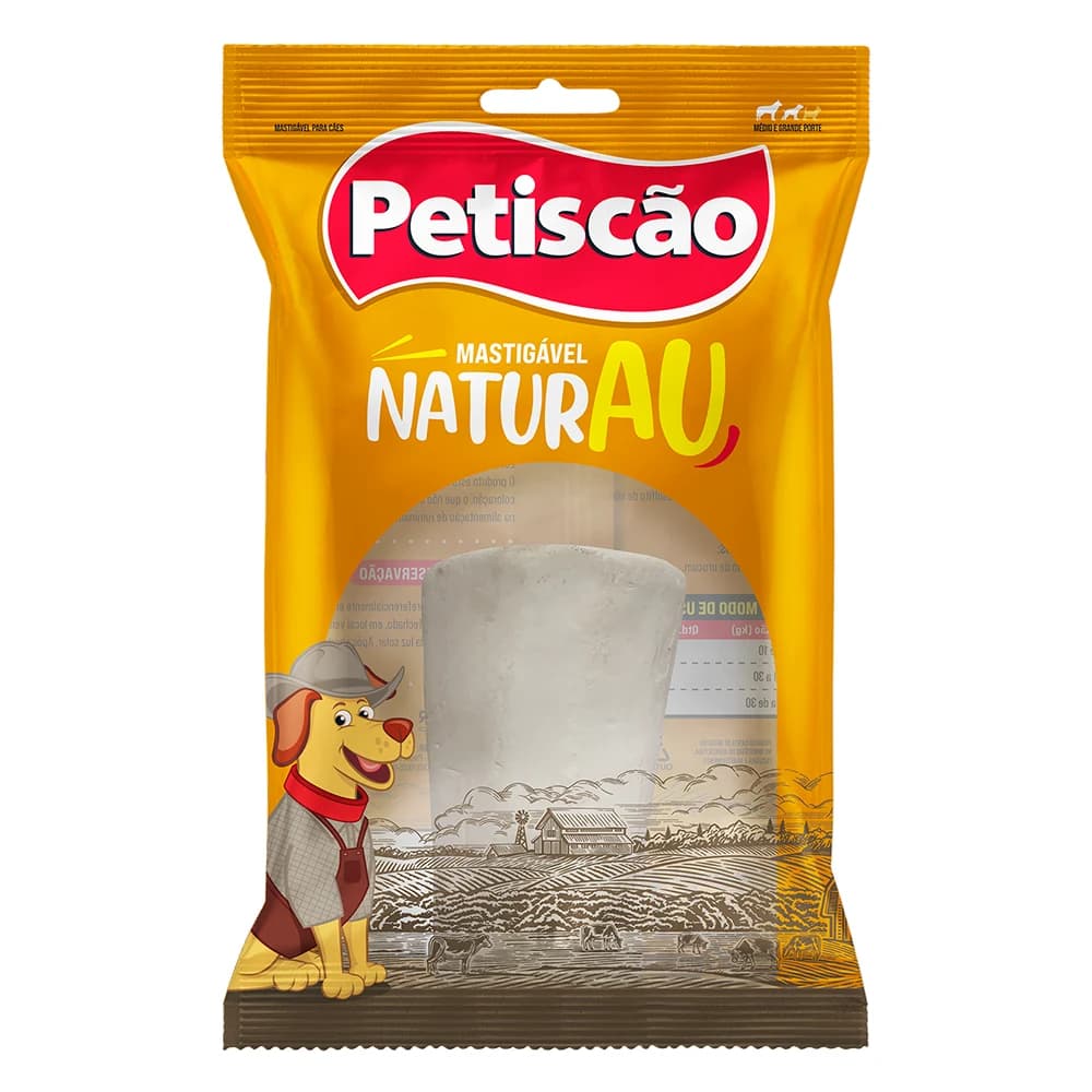 Petisco Petiscão Osso Branco 3 Polegadas 1 Unidade