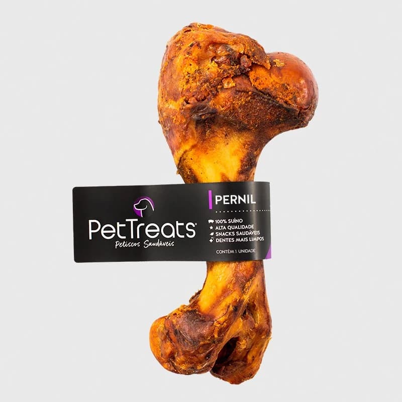 Petisco PetTreats Pernil Suíno Cães 1 Unidade