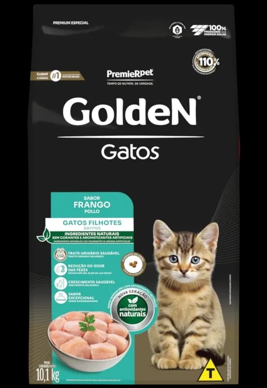 Ração Golden Gatos Filhotes Frango