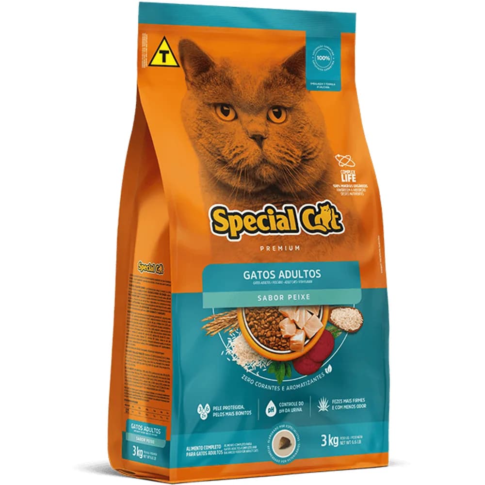 Ração Special Cat Peixe Gatos Adultos 10,1kg