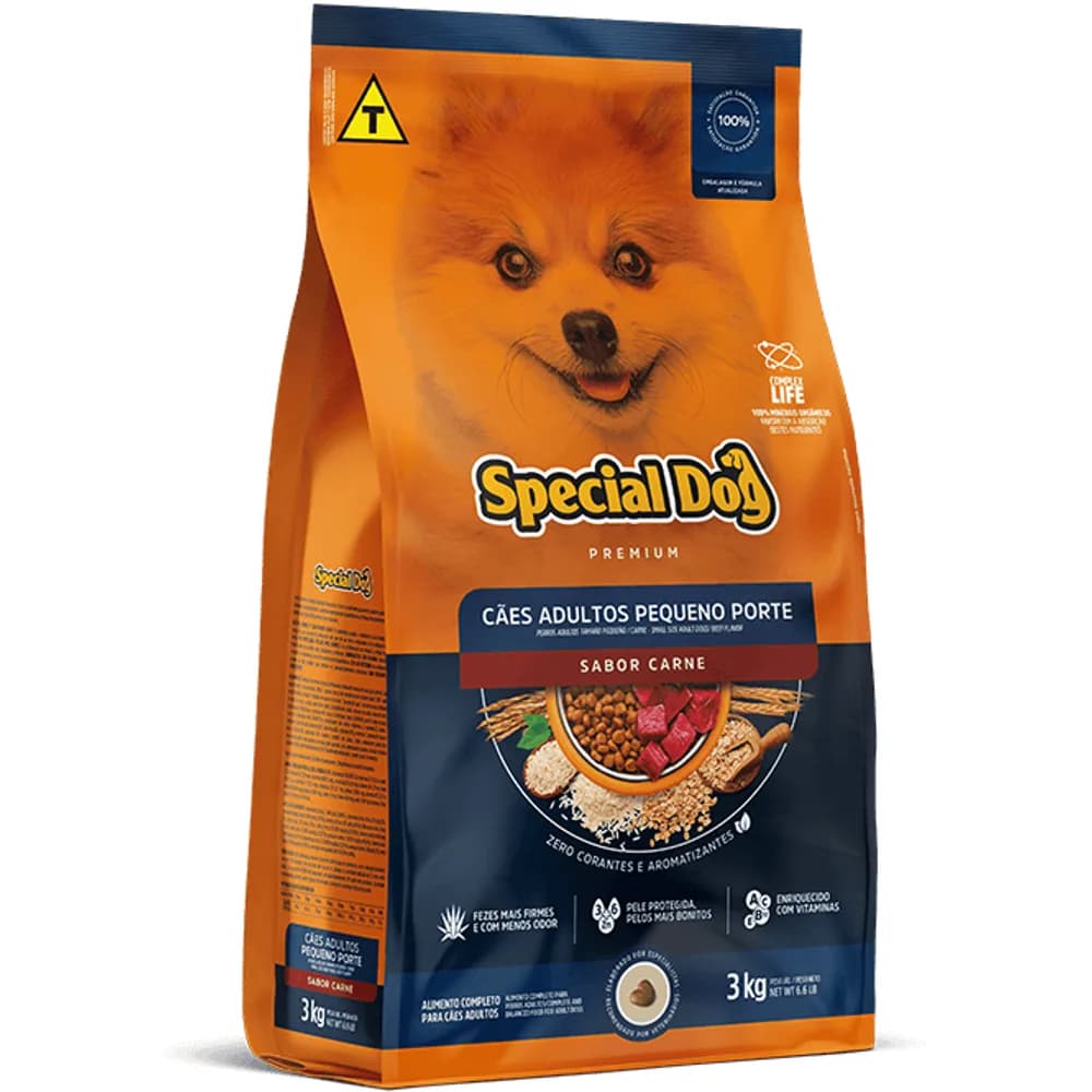 Ração Special Dog Carne Cães Adultos Pequeno Porte 10,1kg