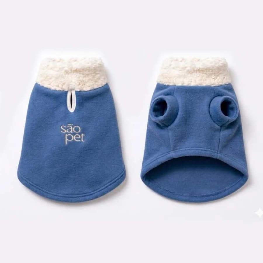 Roupa São Pet Carapinha Soft Azul N 30 68x72cm