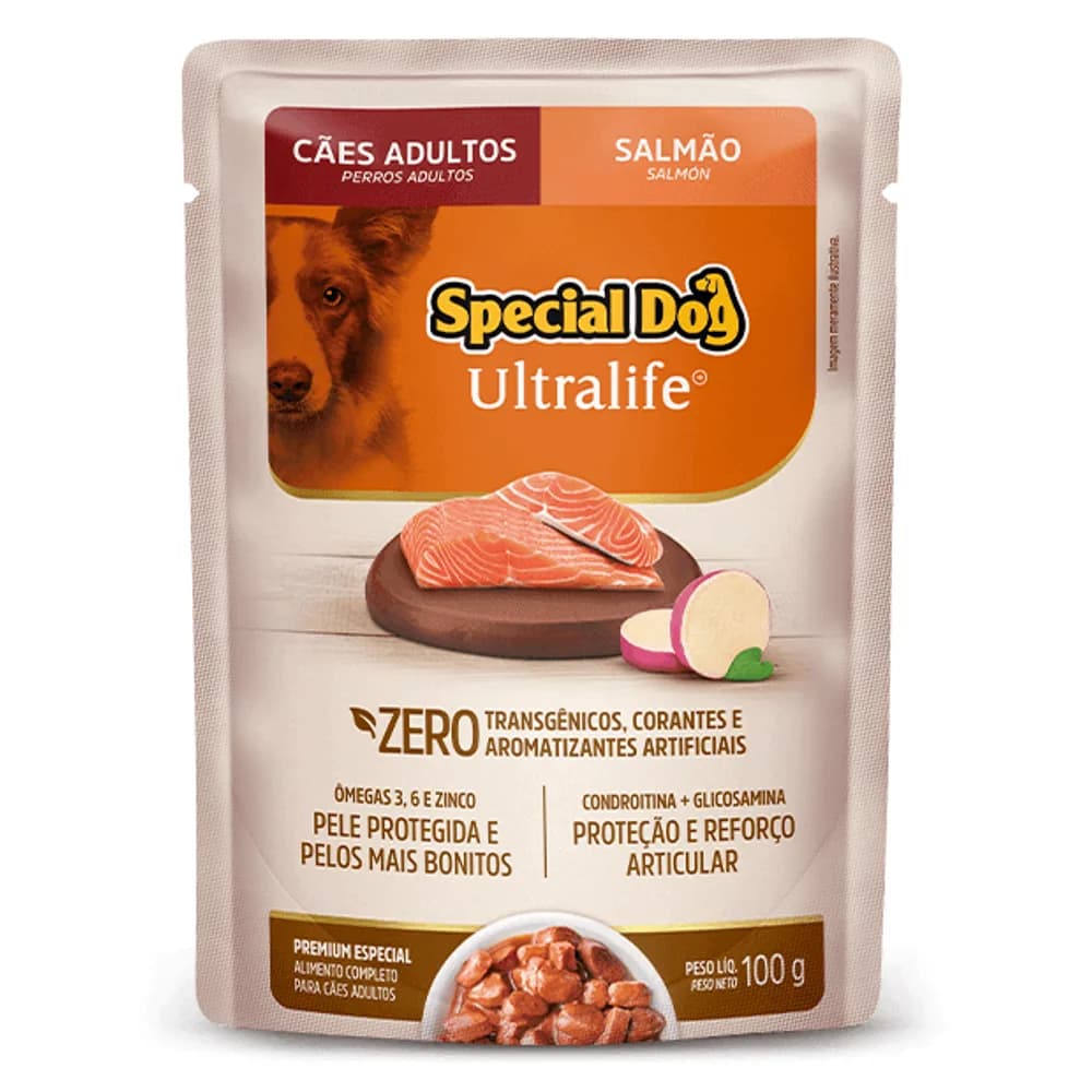 Sachê Special Dog Ultralife Adultos Salmão 100g