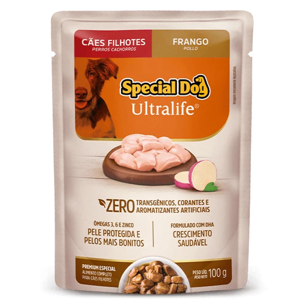 Sachê Special Dog Ultralife Filhotes Frango 100g